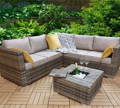 Clip - Garden Corner Sofa & Table