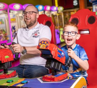 NAMCO Funscape - Bowling, Dodgems and Arcade 4 Person Pass